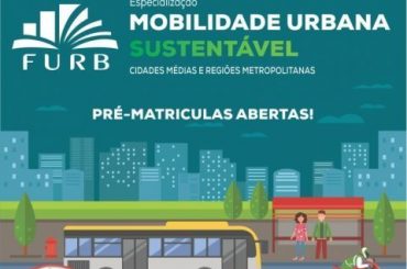 Furb está com pré-matrículas para curso de especialização em Mobilidade Urbana Sustentável