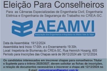 Eleição para Conselheiros Crea-SC