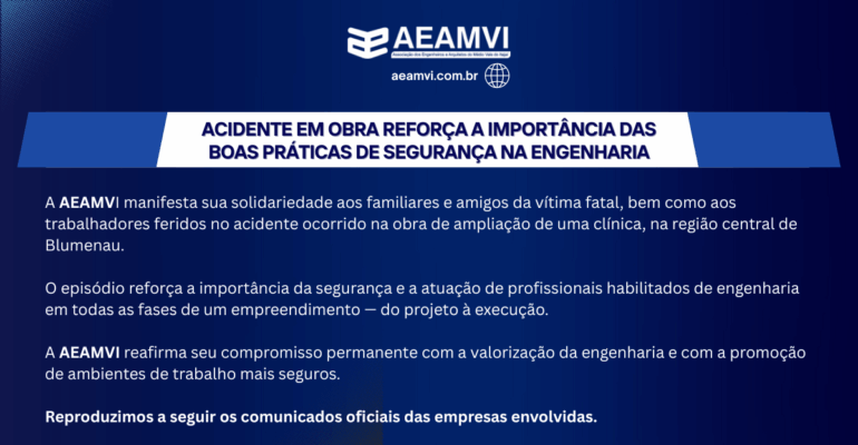 Reafirmamos nosso compromisso permanente com a valorização da engenharia