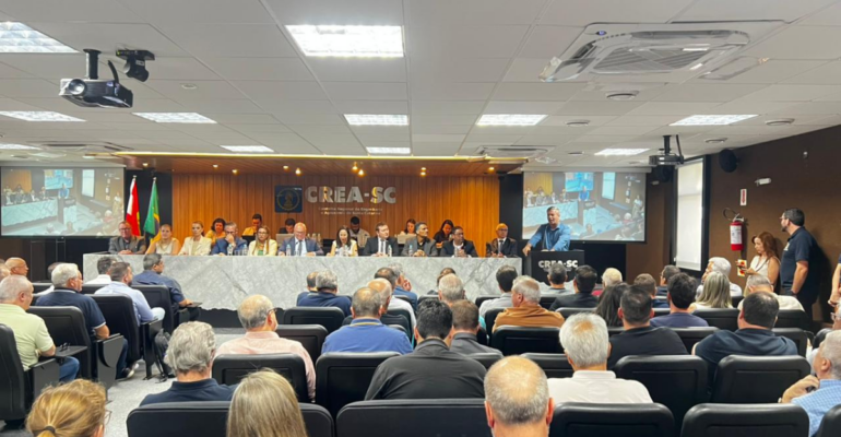 Lênio Jeremias é eleito coordenador da Câmara Especializada de Engenharia Elétrica do CREA-SC