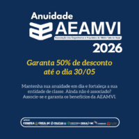 Mantenha a anuidade e fortaleça a AEAMVI