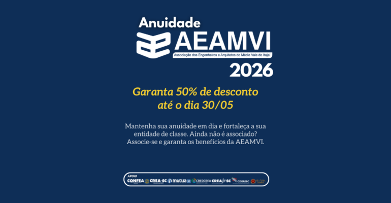 Mantenha a anuidade e fortaleça a AEAMVI