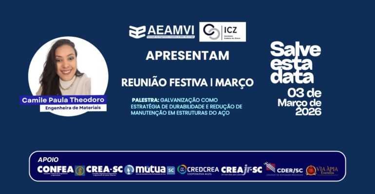 Galvanização como estratégia de durabilidade e redução de manutenção em estruturas de aço é tema da reunião festiva de março