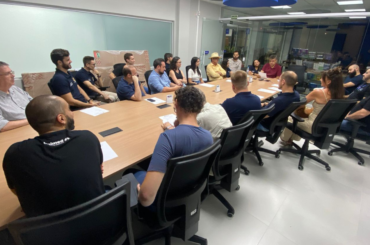 Diretoria da AEAMVI participa de reunião da Inspetoria do CREA-SC