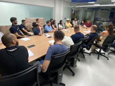 Diretoria da AEAMVI participa de reunião da Inspetoria do CREA-SC