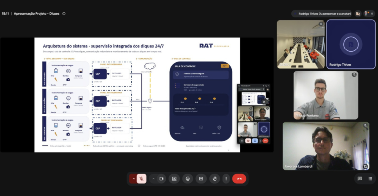 AEAMVI apresenta projeto para modernizar sistema de diques de Blumenau