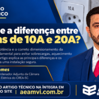 Tomadas de 10A e 20A: diferenças, limites de potência e segurança das instalações elétricas